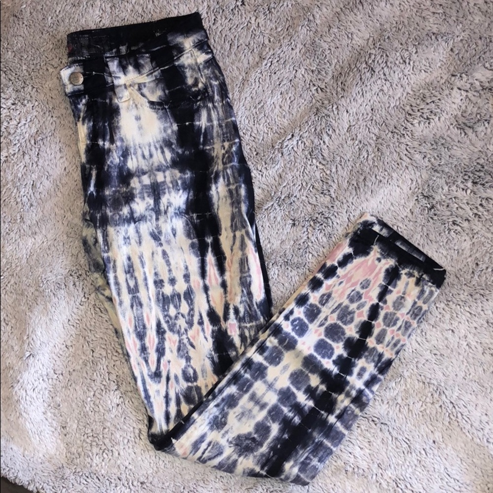 GUESS VINTAGE BLUE/PINK WASH JEANS